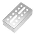 thumbnail image 3 of Tapa de pastilla de guitarra, tapa de guitarra eléctrica, espaciado de orificios, pieza de repuesto, doble de 12 orificios Plata 50 mm, 3 of 9