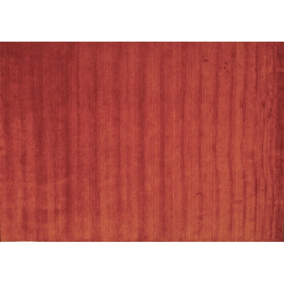 Ahgly Company Indoor Rectangle Abstract Brown Contemporary Area Rugs, 2' x 5'