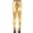 Gold, variant on LAVRA Women's Metallic Shiny Full Length Leggings