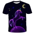 thumbnail image 1 of Summer Funny Print Women T-shirt Graphic Fashion Tshirt Unicorn Short Sleeve Female Summer Tops Woman T-shirt Humor Tshirt9T Gong Bohan LED, 1 of 2