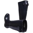 thumbnail image 4 of Hunter Original Women's Tall Adjustable Gloss Rain Boot In Navy Size 6, 4 of 6