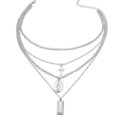 thumbnail image 2 of TidBay Retro Multi-Layer Cross Jesus Pendant Women Choker Necklace Jewelry Chain Decor, 2 of 8