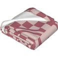 thumbnail image 4 of Yibo Checkered Blanket Flannel Soft and Comfortable Anti-static Bed Sofa Blanket, 4 of 9