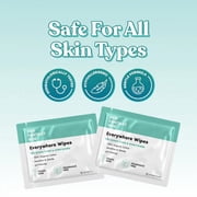 Her Fantasy Box | Everywhere Wipes – 100% Organic Cotton, Gentle & Refreshing, pH-Balanced, Fragrance-Free, Plant-Powered for Body, Face & Intimate Areas, Ideal for Sensitive Skin - 1 Pack, 15 Wipes
