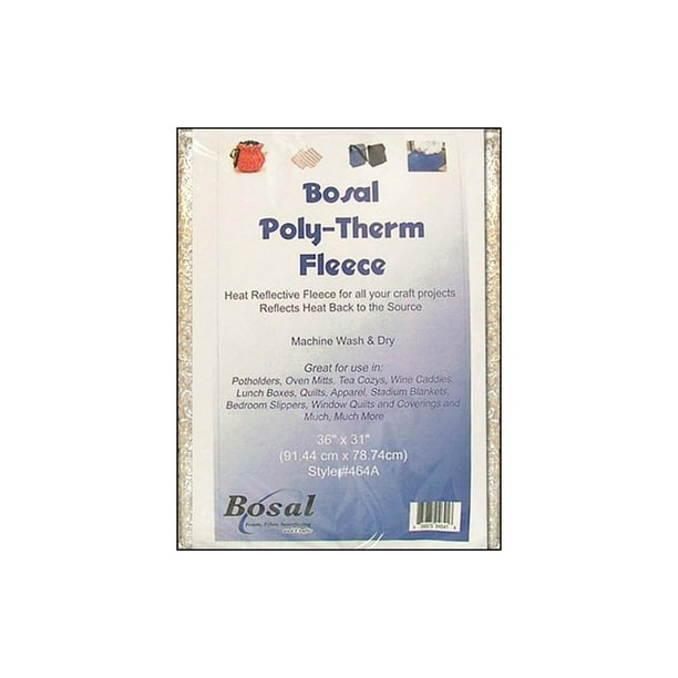 Poly-Therm Chaleur Réfléchissant Polaire-Argent 31"X36"
