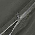 thumbnail image 4 of Zippered Pillowcases Covers Egyptian Cotton 2-Pack (20 x 36 Inch, Dark Gray), 4 of 5