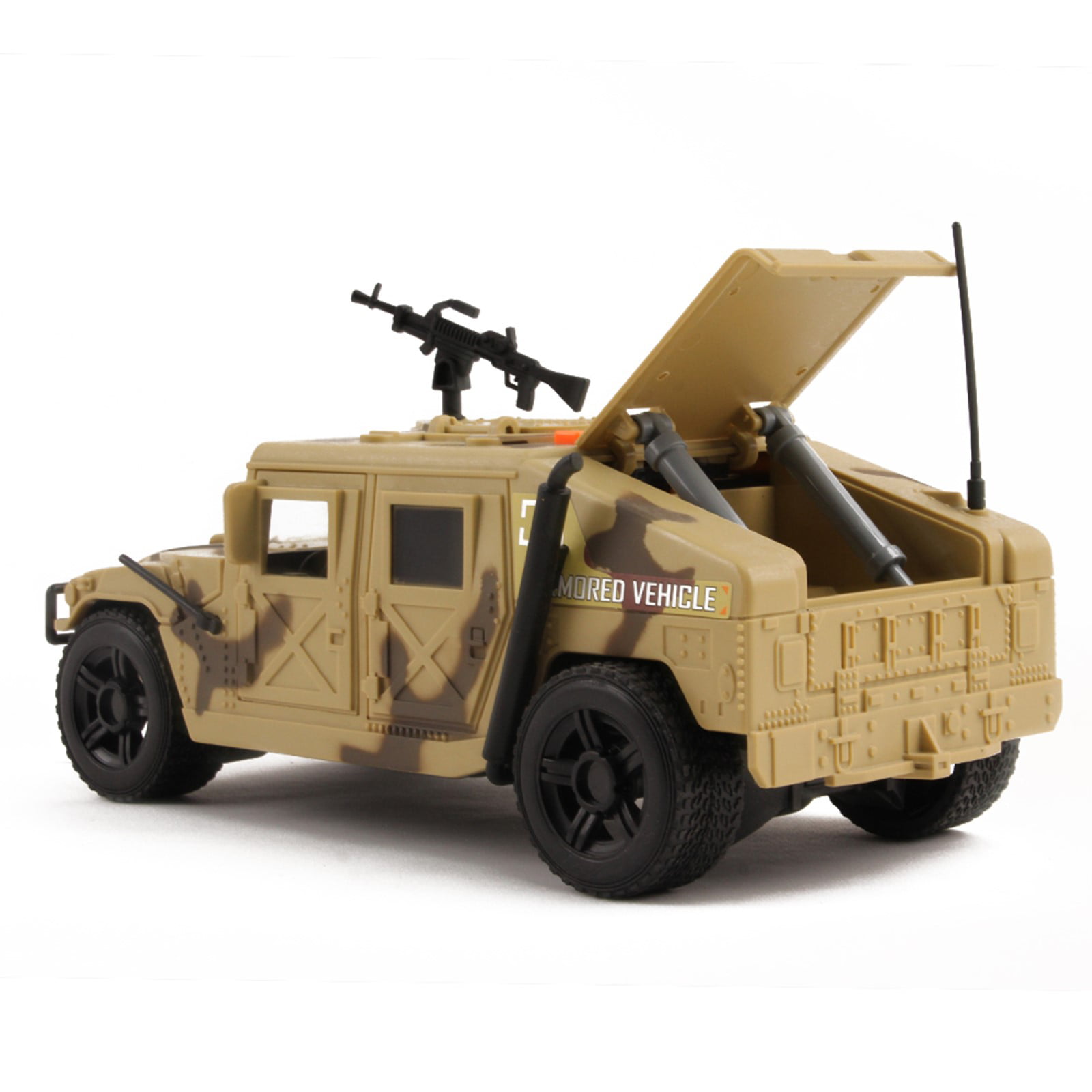 Vokodo Off-Road Military Truck Friction Powered SUV  with Lights and Sounds