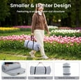 thumbnail image 6 of ABORON Full Size Self-Inflating Sleeping Pad, Foam & Air Camping Mattress, 9.5 R-Value Insulated Sleeping Mat with Built-In Pump, Portable All Season Camping Pad for Tent, Car, Cot, Truck Silver Gray, 6 of 8