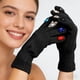 thumbnail image 4 of Guantes de Invierno Tejidos, Adornos de Cristal de Colores Variados, Mitones de Ganchillo de Dedo Completo con Buena Elasticidad para Niñas, Niños, Mujeres, 4 of 6