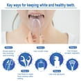 thumbnail image 3 of Graflsoa Adjustable Stainless Steel Tongue Scraper for Adults - Effective Bad Breath Remover, Oral Hygiene Tool with Curved Design, Anti-Rust, Durable, and Easy to Clean (Silver, 13x6cm), 3 of 7