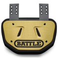 thumbnail image 2 of Battle Sports 3D Diamond Protective Football Back Plate - Adult - Gold, 2 of 5