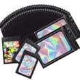 thumbnail image 1 of OZCHIN 100 piezas Bolsas de Mylar Bolsa de embalaje holográfica con ventana transparente, Bolsas Ziplock resellables para alimentos, joyas, dispositivos electrónicos Almacenamiento autosellante, 1 of 6