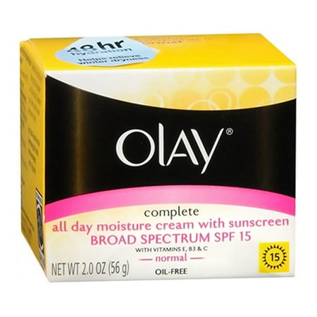Olay Complet de jour Crème humidité Spf 15, normale -2 Oz, Pack 2