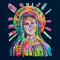 thumbnail image 6 of Wild Bobby Rainbow Painted Mother Mary Dean Russo Design Inspirational/Christian Men Tank Top, Navy, XX-Large, 6 of 6