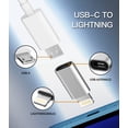 thumbnail image 2 of Micro USB female to Lightning Male Charger Adapter(3 Pack)for iPhone 14 13 12 11 pro Max 7 8 Plus XS Android Cable Car Charging for Apple Power Cord Adaptor for iPad Portable Data Transfer Connector, 2 of 7