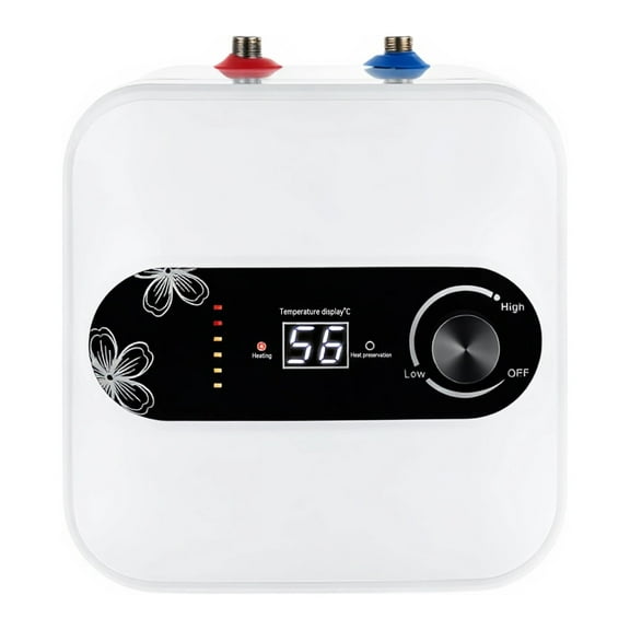 Instant Hot Water Heater 4 Gallon, 1500W Electric Mini Tank Water Heater for RV, Rapid Heating with Auto Shut-Off, IPX4 Waterproof, 150 Psi Pressure Resistance