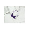 thumbnail image 4 of INSPIRE CHIC Men's Pre-Tied Bow Ties Adjustable Strap Solid Color Knitted Bowtie Purple, 4 of 5