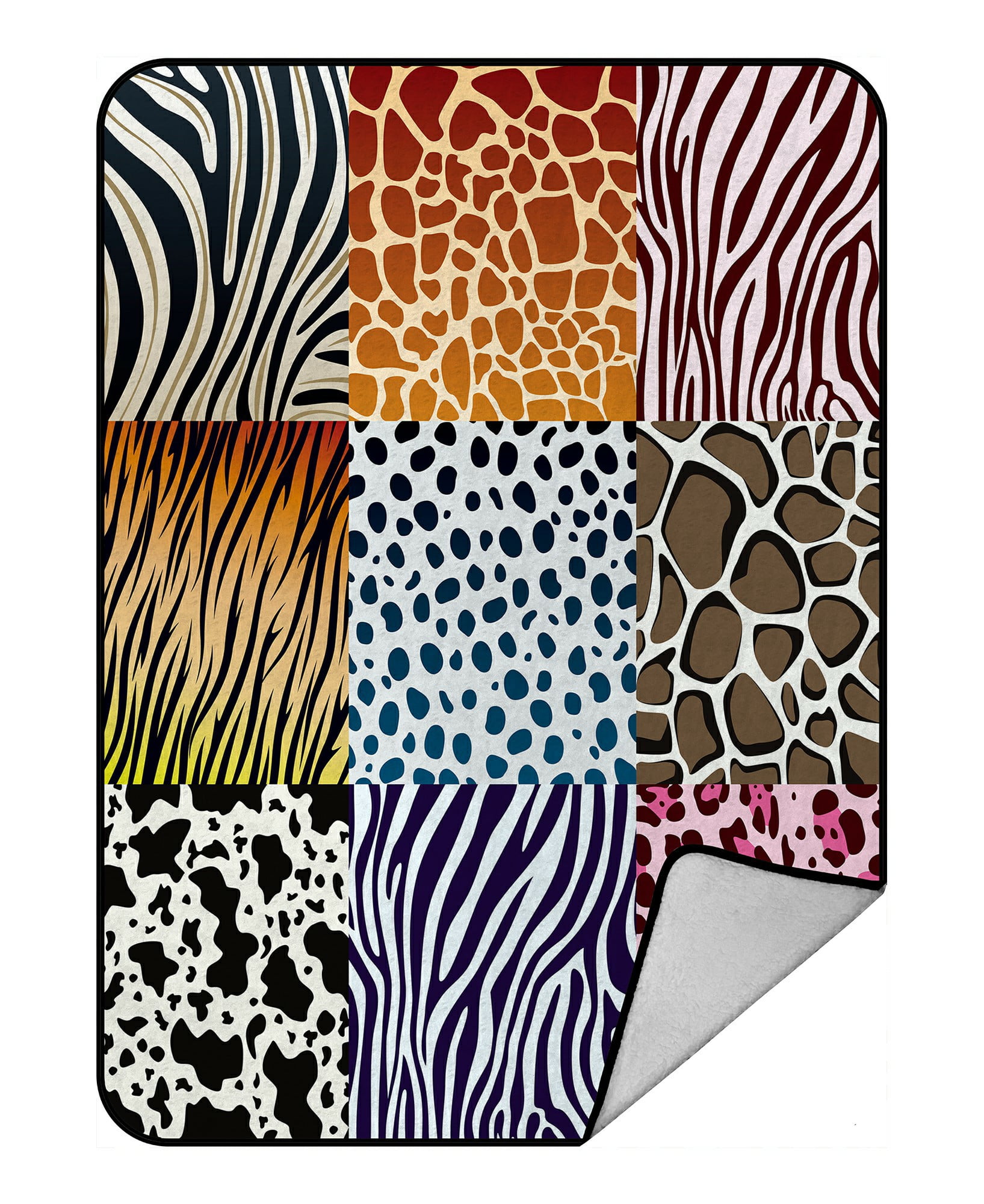 Leopard Zebra Print Blanket