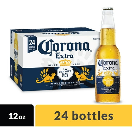 Corona Extra Mexican Import Beer, 24 pk 12 fl oz Bottles ...