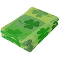 thumbnail image 3 of Dreamtimes St. Patrick's Day Clover Hand Towel Set of 2, Highly Absorbent Soft Face Hand Towels for Bathroom, Kitchen, Hotel, Gym and Spa, 14 x 28 Inch, 14 x 28 Inch, 3 of 7