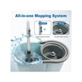 thumbnail image 4 of Spin Mop And Bucket With Wringer Set, 360° Spinning Mop Bucket System With 3 Microfiber Mop Replacement Heads, Adjustable Handle For Floor Cleaning (Light Blue), 4 of 7