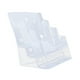 thumbnail image 4 of Portafolletos acrílico transparente para mostrador, organizador de regalos, expositor de folletos A5 3 niveles, 4 of 9