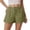 Army Green, variant on WTOBBY Ladies' Casual High Waist Suit Shorts with Slimming Effect, Versatile Solid Color Loose Fit for Fashionable Office or Everyday Summer Wear,Army Green L
