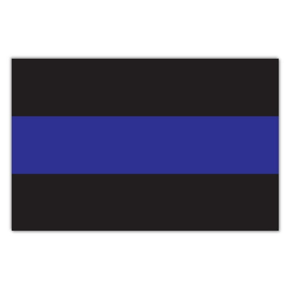 Large Size Magnet - Thin Blue Line Flag Magnet - Support Police Officers, Law Enforcement, Cops - 8.5" x 5.5"
