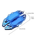 thumbnail image 5 of Aluminum Brake Caliper Covers Pair - Silver Finish Fits Most 16-17" Factory Rims, 5 of 7