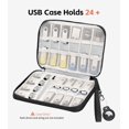 thumbnail image 2 of Funda para memoria flash USB Zealearn Organizer 24 USB, color negro, 2 of 8