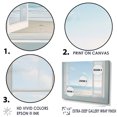 thumbnail image 3 of Designart "Horizon With Coastal Windows II" Coastal Windows Wall Art Living Room, 3 of 7