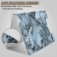thumbnail image 4 of Blue with Black Snake Skin Foldable Binder Folder Clipboard with Pen Slot Double Clips A4 Size File Storage, 4 of 8