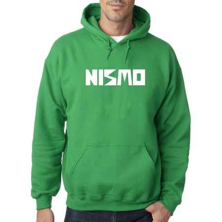 - New Way 916 - Adult Hoodie Nismo Old School Logo Nissan Motorsports Sweatshirt 4XL Kelly Green