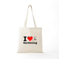 thumbnail image 5 of CafePress - I Heart Gardening Tote Bag - Unisex Canvas Tote Bag, Beige, 1-Piece, 5 of 6