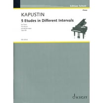 5 Etudes in Different Intervals, Op. 68 : Piano (Paperback)