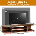 thumbnail image 3 of Mueble flotante para TV con cajón estante de pared para centro de entretenimiento repisa moderna para sala o dormitorio soporte para televisión hasta, 3 of 7