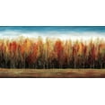 thumbnail image 2 of Fontaine, Stephane 32x18 Black Ornate Wood Framed with Double Matting Museum Art Print Titled - Deep Forest, 2 of 4