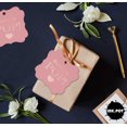 thumbnail image 6 of Inkdotpot Real Rose Gold Foil Bracket Shape Paper Hang Tags Ready To Pop Baby Shower Favor Tags Pack Of 50, 6 of 7
