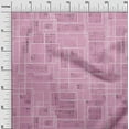 thumbnail image 3 of oneOone Polyester Spandex Pink Fabric Geometric Craft Projects Decor Fabric Printed By The Yard 56 Inch Wide-S6, 3 of 6