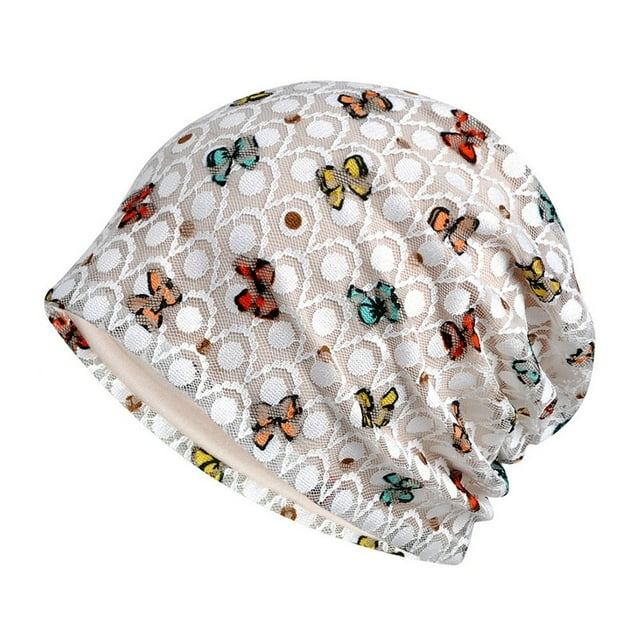Bonnet Ample en Dentelle Papillon Coloré d'Été pour Femmes Bonnet de Maternité