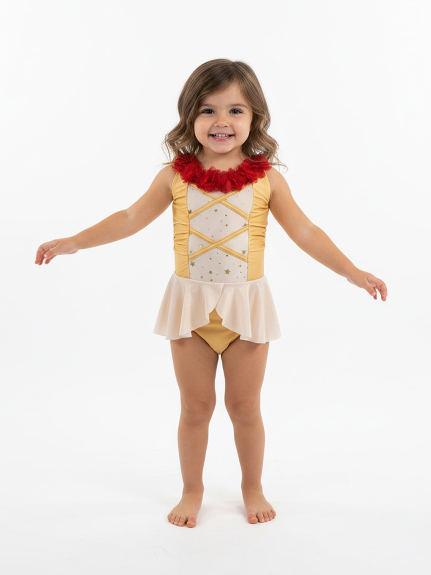 Character Toddler Girl Princess Cosplay Swimsuit, Sizes 12M-5T