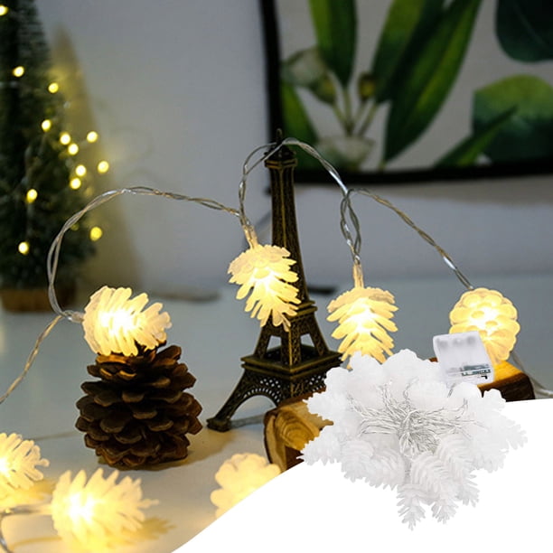 Cadena de luces LED, cadena de luces navideñas, luces LED navideñas, decoración para interiores, exteriores, fiestas, patios, bodas, postes de luz navideña.