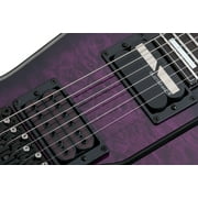 Schecter E-1 FR-S Special Edition Electric Guitar - Trans Purple Burst