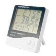 thumbnail image 2 of And Indoor and Outdoor Large Screen Digital Display Temperature and Humidity Meter Time Calendar Alarm Temperature Meter and Hygrometer, 2 of 7