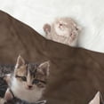 thumbnail image 2 of Naloa Cat Family Dog Blanket, 3 Sizes Cat Blanket for Indoor Cats Large Medium Small Dog Gifts-Large, 2 of 8