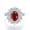 Red, variant on 2 Carat Moissanite Engagement Rings for Women's Wedding Rings S925 Sterling Silver Sterling Silver Diamond Rings Moissanite Anniversary Promise Rings for Women with Certificate