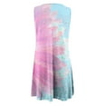 thumbnail image 5 of Mefallenssiah Robes Imprimées Sans Manches à Col Rond Sexy pour Femmes, 5 of 5