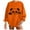 Orange, variant on PFWOWB Fashion Clothes Autumn and Winter New Solid Color Round Neck Loose Long Sleeve for Women