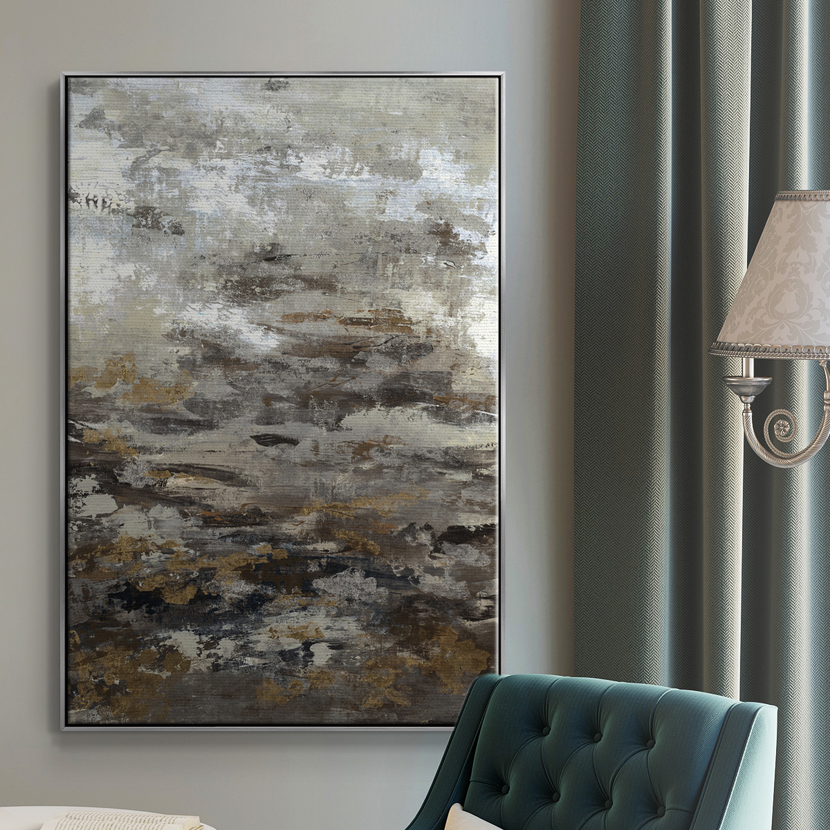 Shining Example Framed Premium Gallery Wrapped Canvas - Ready to Hang