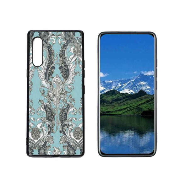 Art-Nouveau-1 Phone Case, Degined for LG Velvet 4G Case Men Women, Flexible Silicone Shockproof Case for LG Velvet 4G
